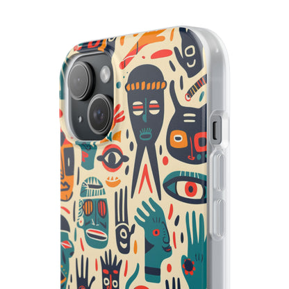 Vivid Faces iPhone 15 Plus Case - Soft