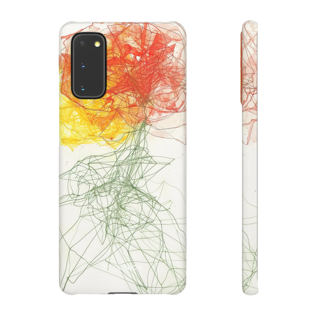 Fiery Blossom | Slim Phone Case for Samsung