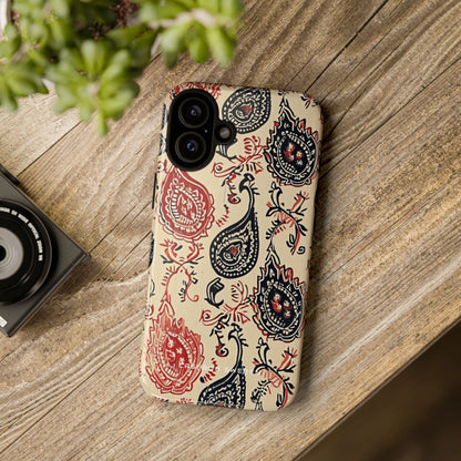 Vintage Paisley Elegance iPhone 16 - Tough Phone Case