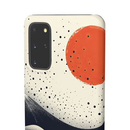 Red Sun Over Flowing Horizons Samsung S20 - Slim Phone Case