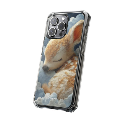 Dreaming Fawn Sleeps iPhone Case - Impact