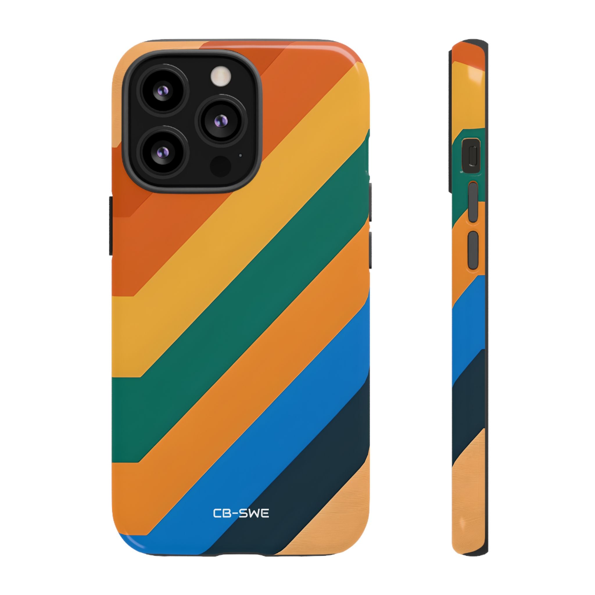 Vibrant Geometric Harmony - iPhone Case