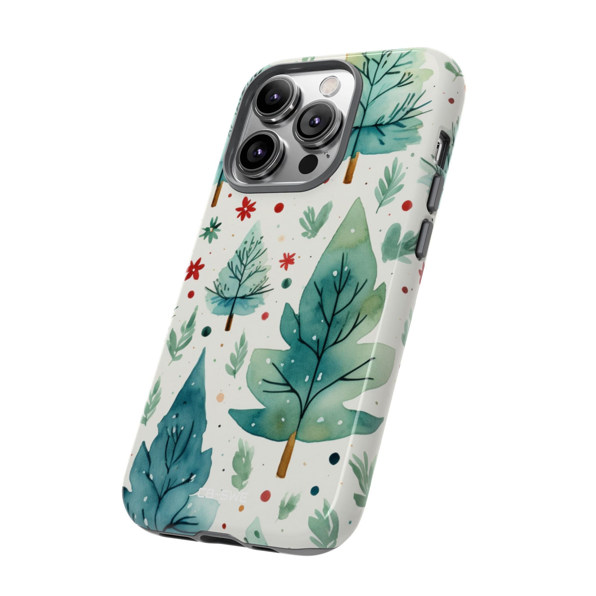 Joyful Evergreen Dance - iPhone Case