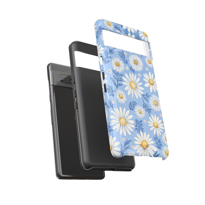 Daisies On Blue - Google Pixel Case