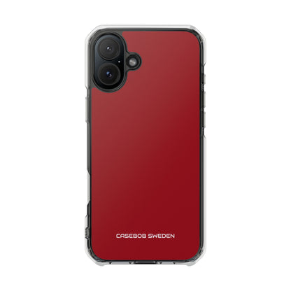 Ruby Red - Clear Impact iPhone 16 Phone Case