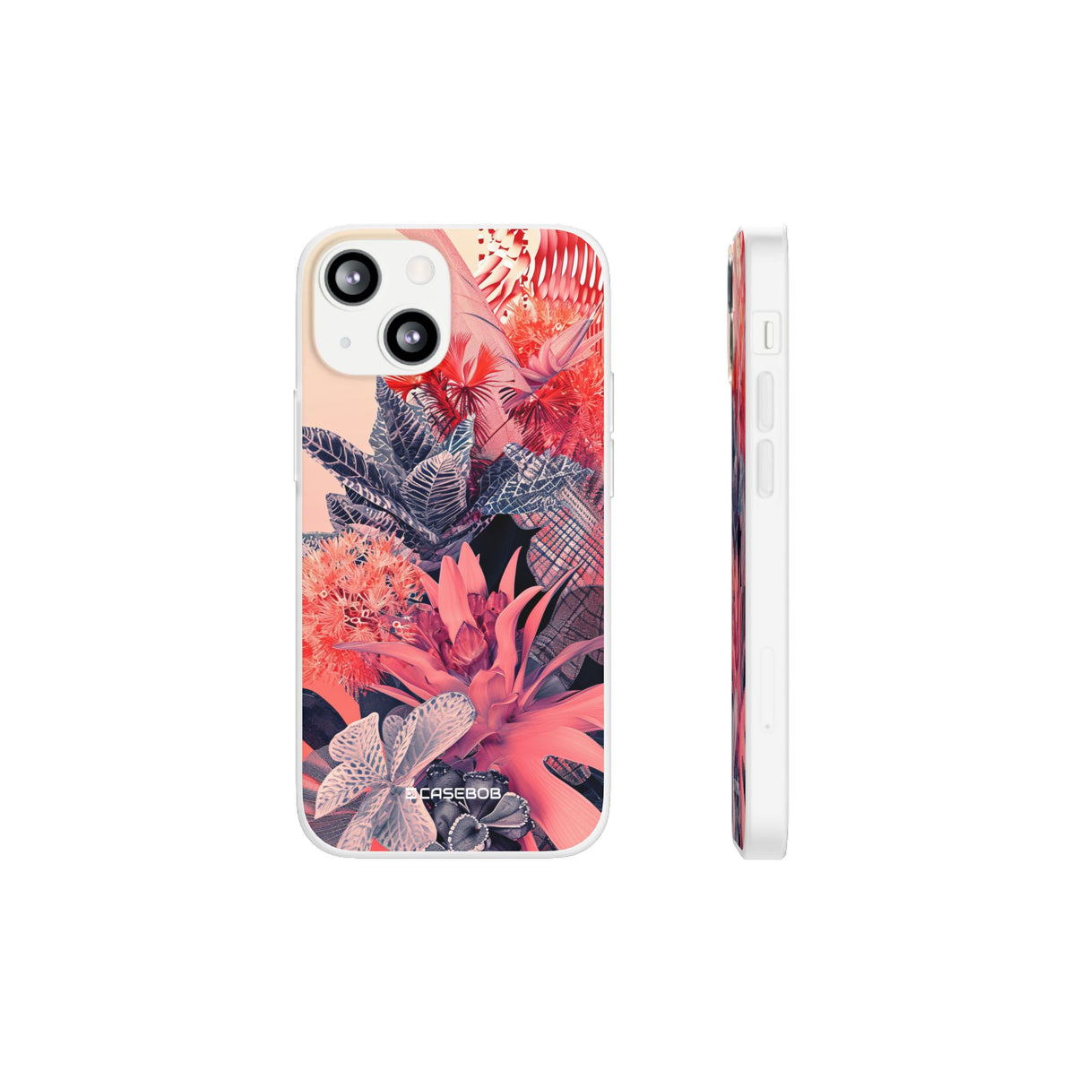 Living Coral Design | Handyhülle für iPhone (Flexible Hülle) 