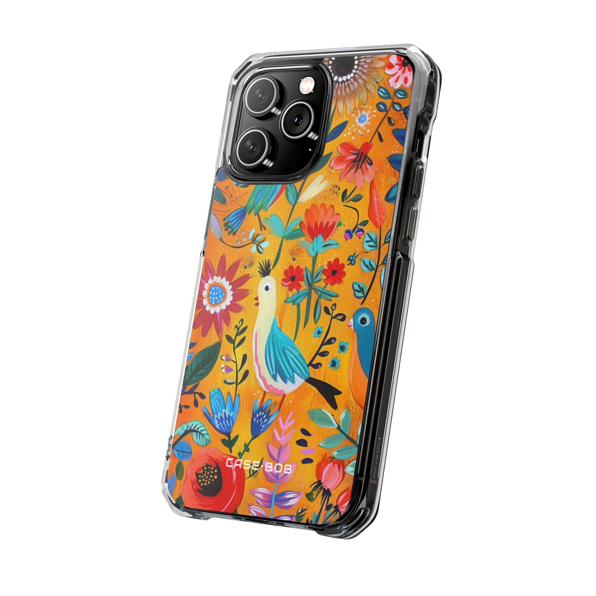 Colorful Birds Bloom iPhone 14 Pro Max Case - Impact