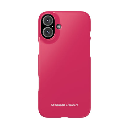 Cherry Red - Slim iPhone 16 Phone Case