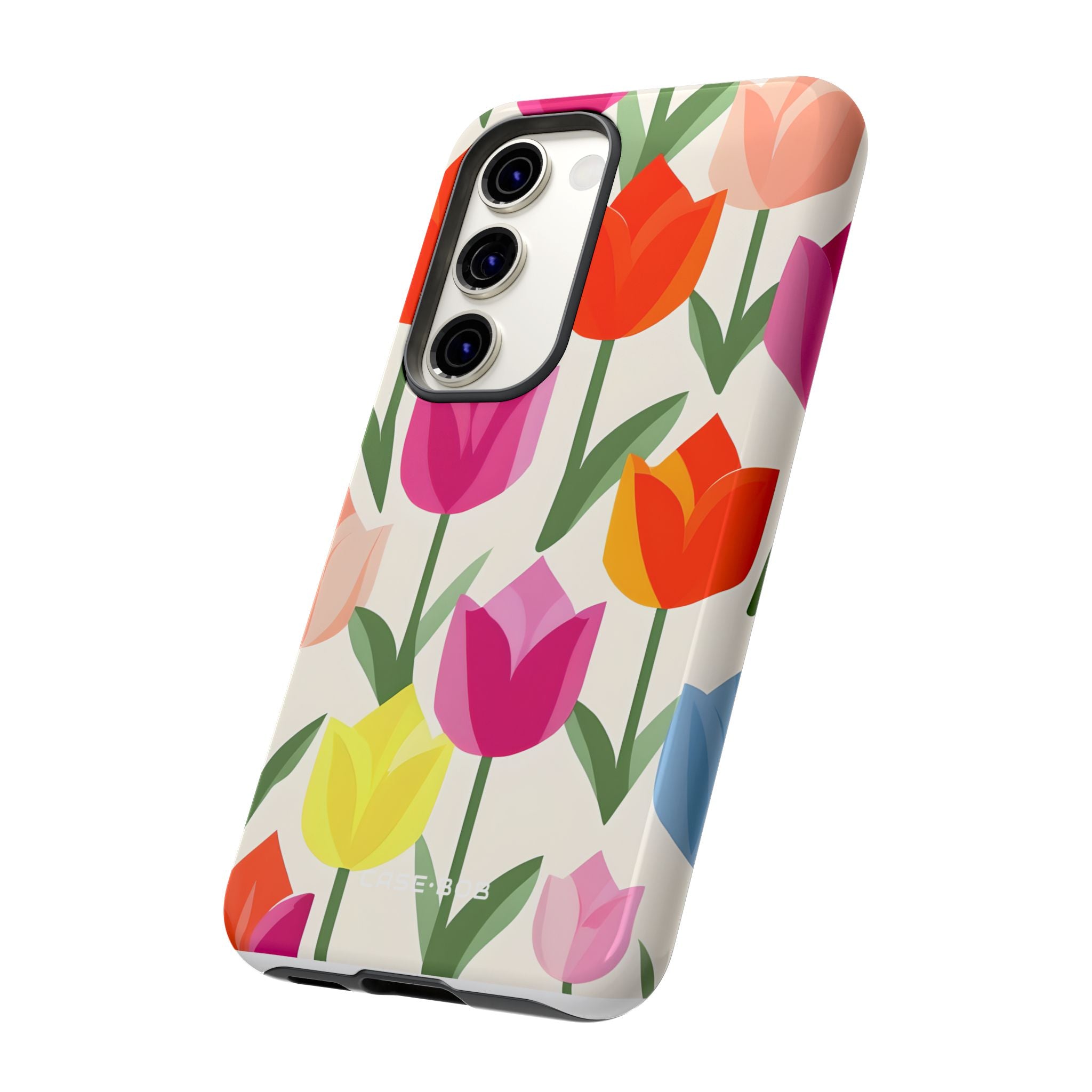 Tulip Harmony Green Samsung S23 Case - Tough