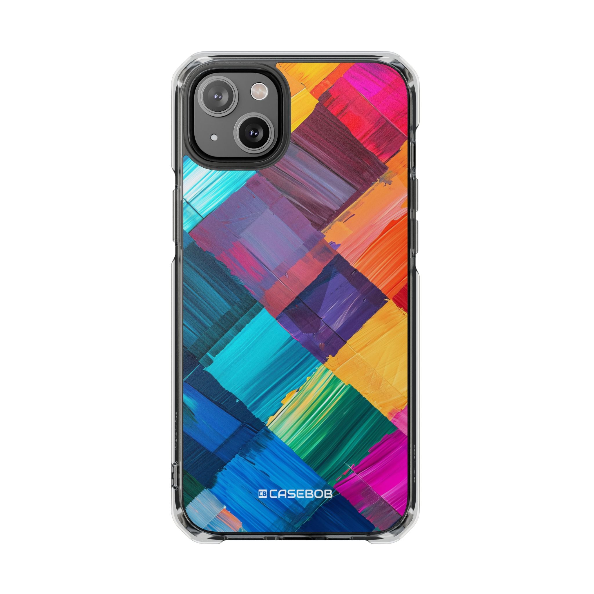 Pantone Spectrum Pattern - Clear Impact Case for iPhone