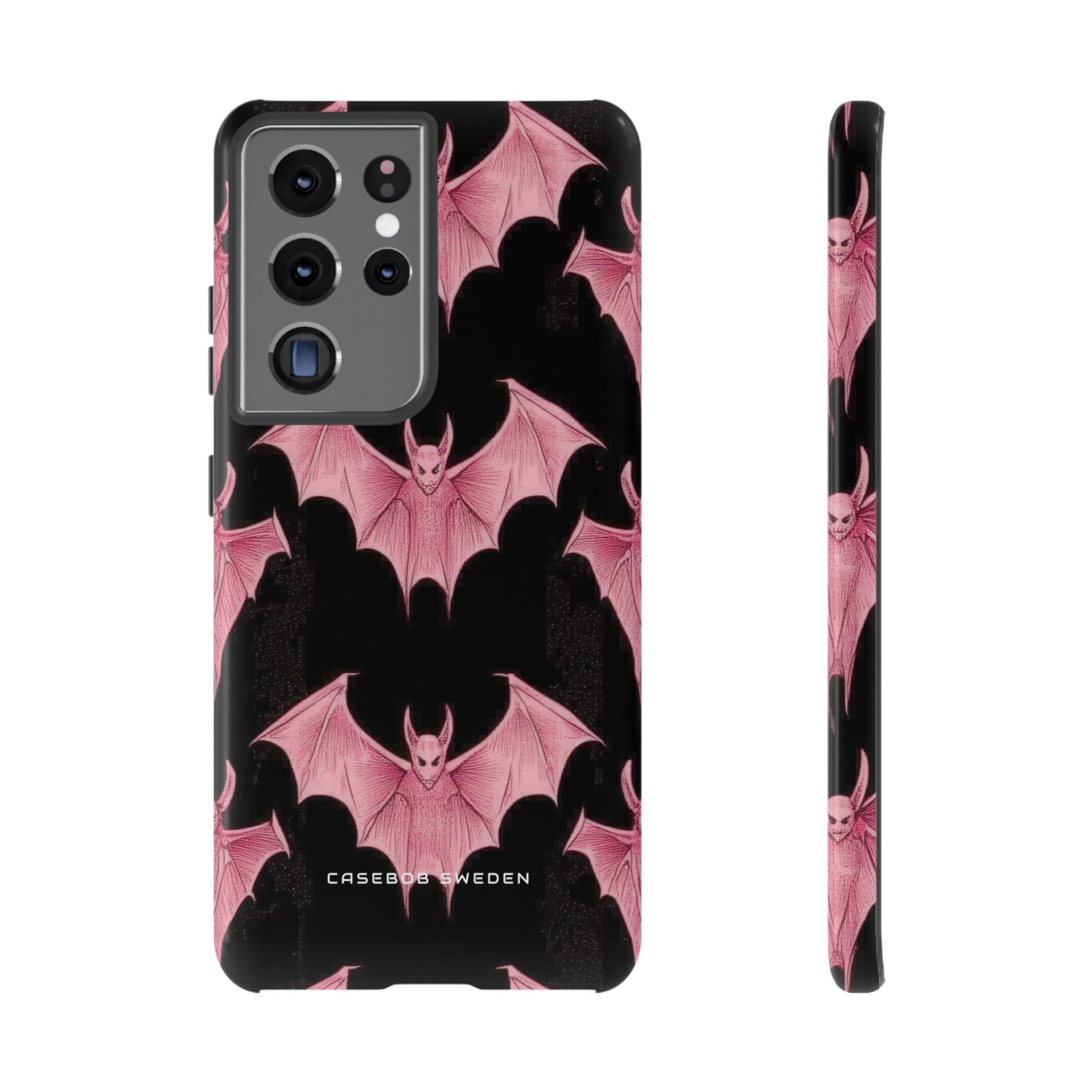 Gothic Pink Bats Aflame  Samsung S21 - Tough Phone Case