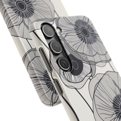 Modern Minimalist Flowers Samsung S23 - Slim Phone Case