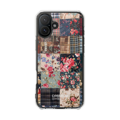 Patchwork Floral Quilt iPhone 16 - Impact Clear+