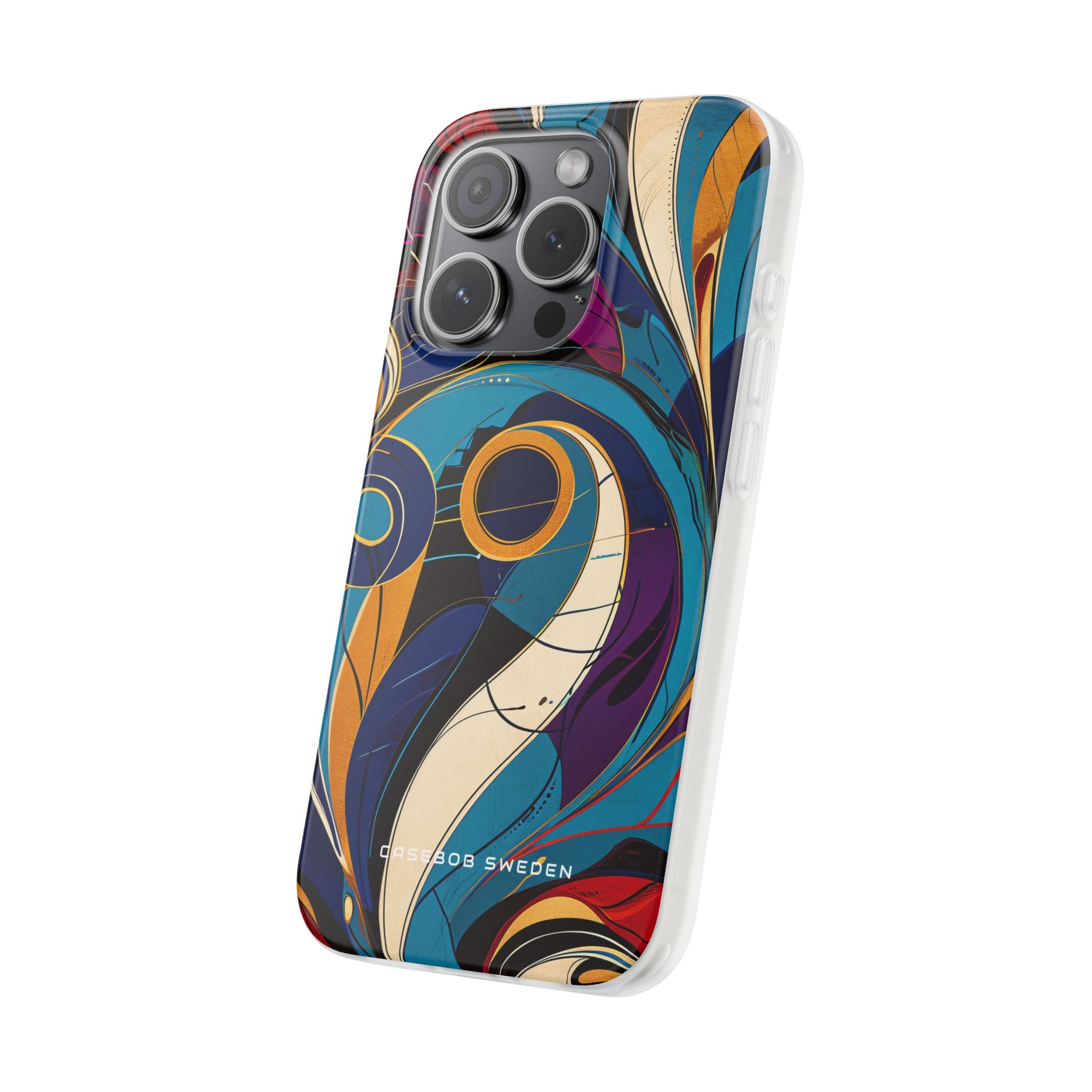 Vintage Vortex Harmony iPhone 15 - Flexi Phone Case