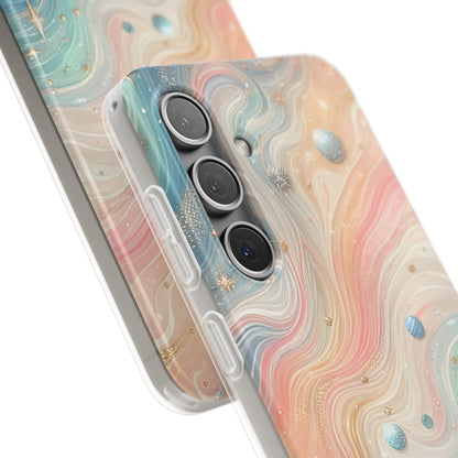 Iridescent Swirls Samsung S24 Case - Soft