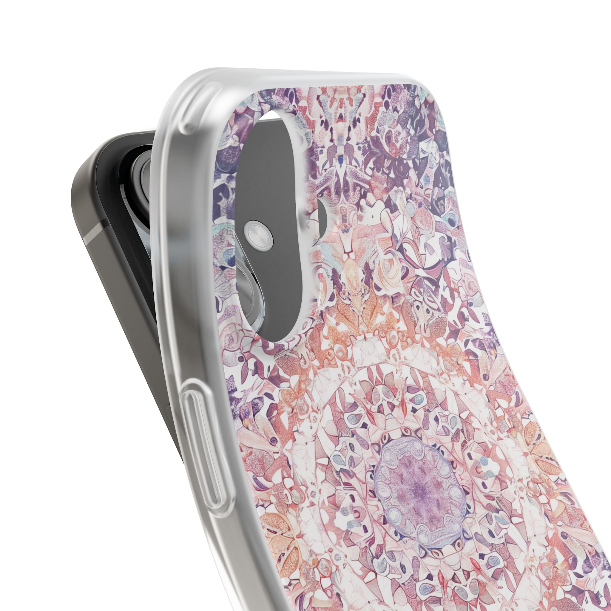 Purple Pink Mandala - Flexi iPhone 16 Phone Case