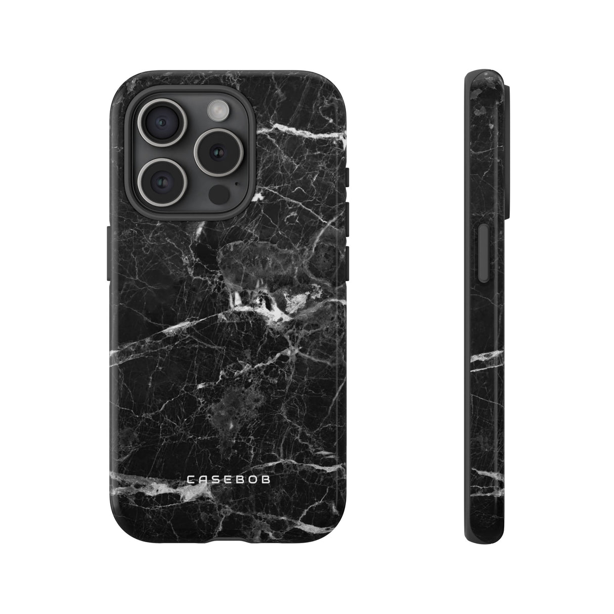 Black Marble - Protective Phone Case