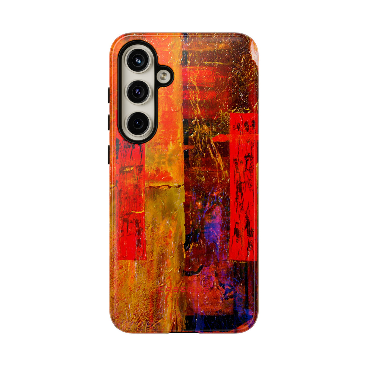 Red Oil Painting - Protective Phone Case