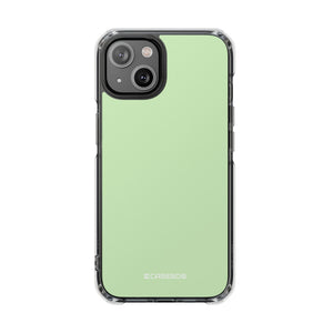 Tea Green | Phone Case for iPhone (Clear Impact Case - Magnetic)