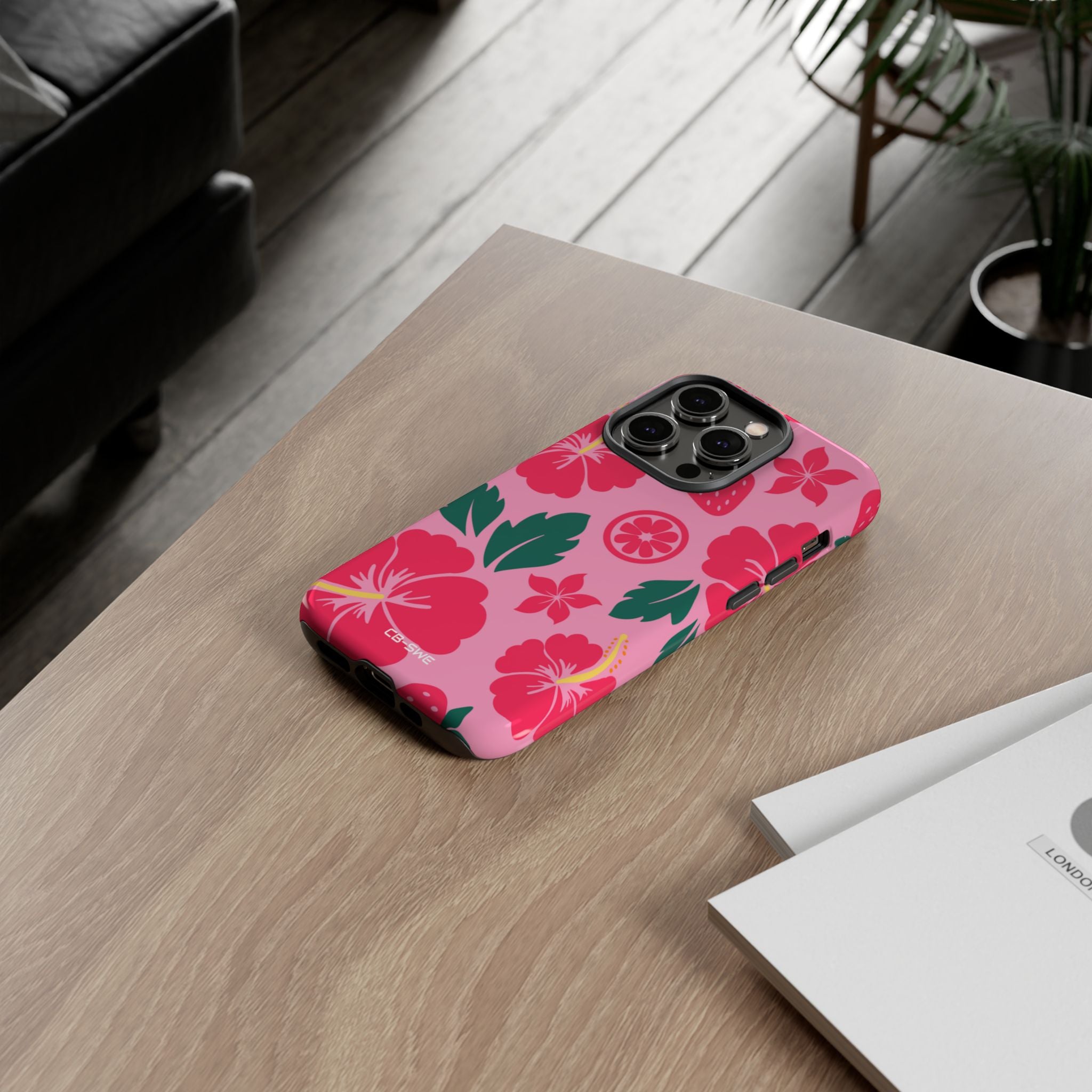 Tropical Hibiscus Harmony - iPhone Case