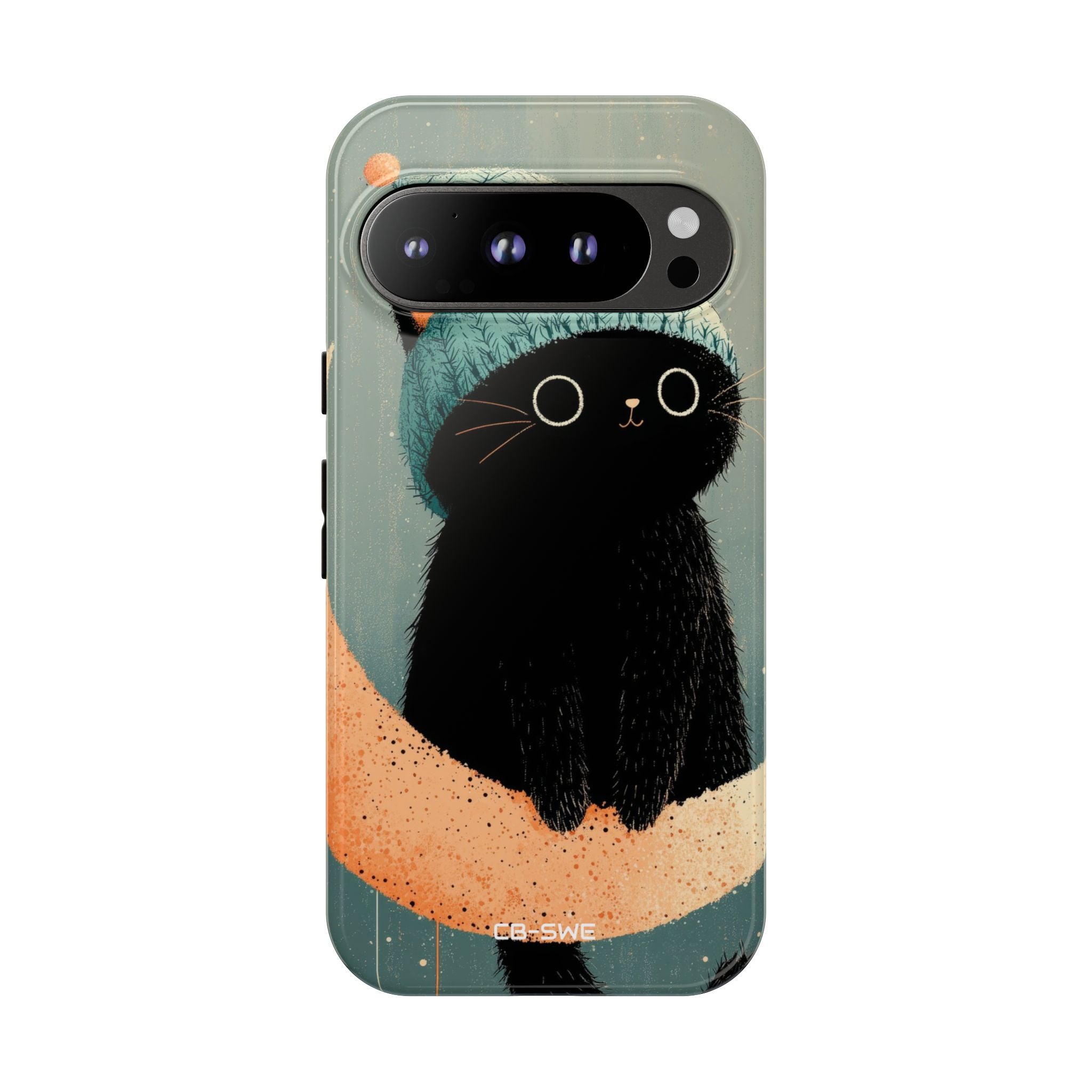 Cat Sits Dreaming - Google Pixel Case