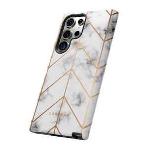 Golden Marble Phone Case - Protective - Protective Phone Case