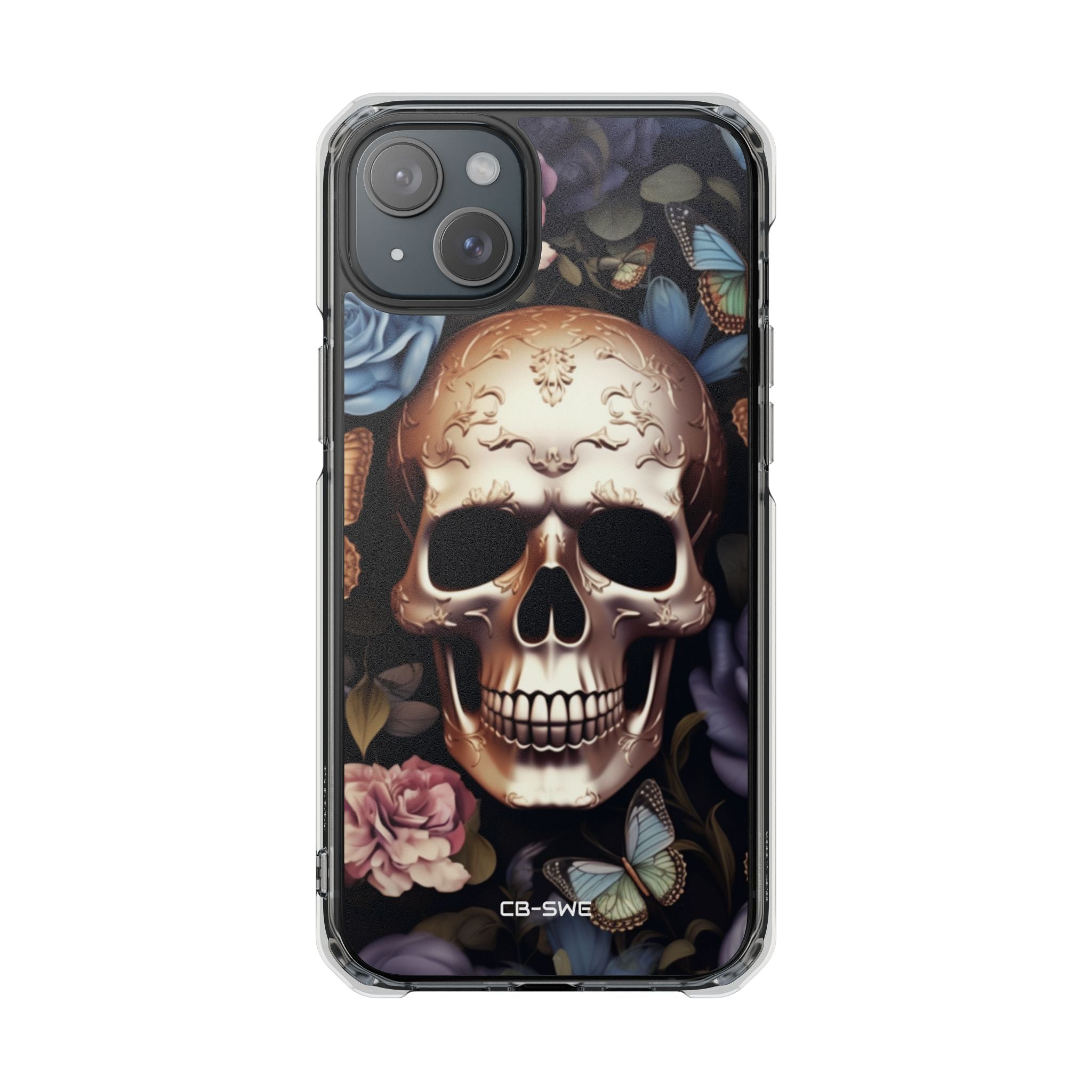 Skull Among Blossoms iPhone Case - Impact