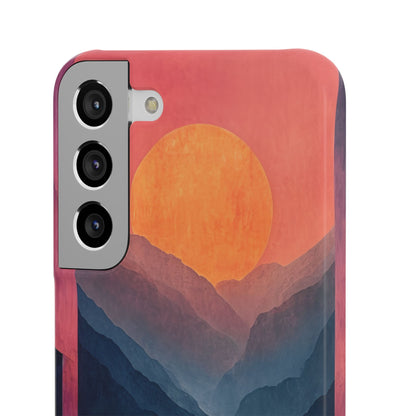 Surreal Sunset Landscape - Slim Samsung S22 Phone Case