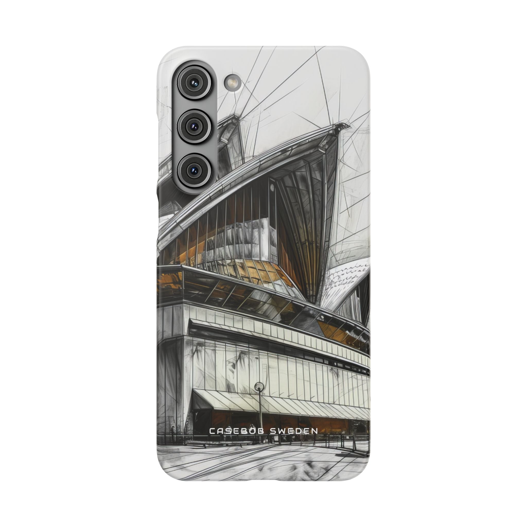 Architectural Curves in Line Formation Samsung S23 - Slim Phone Case