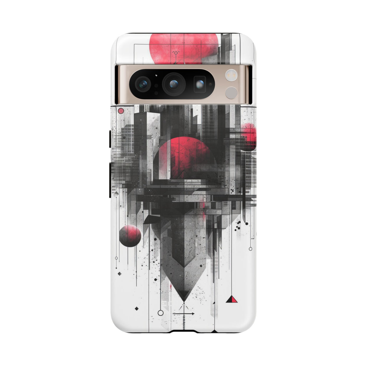 Cyber Gridscape | Protective Phone Case for Google Pixel