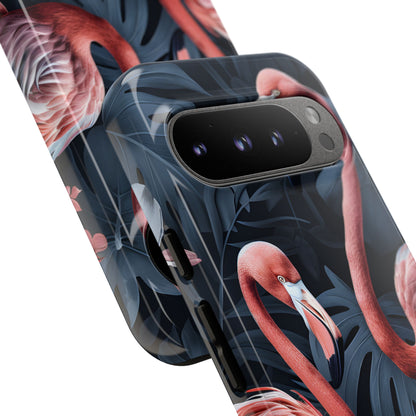Flamingos Embrace Nature - Google Pixel Case