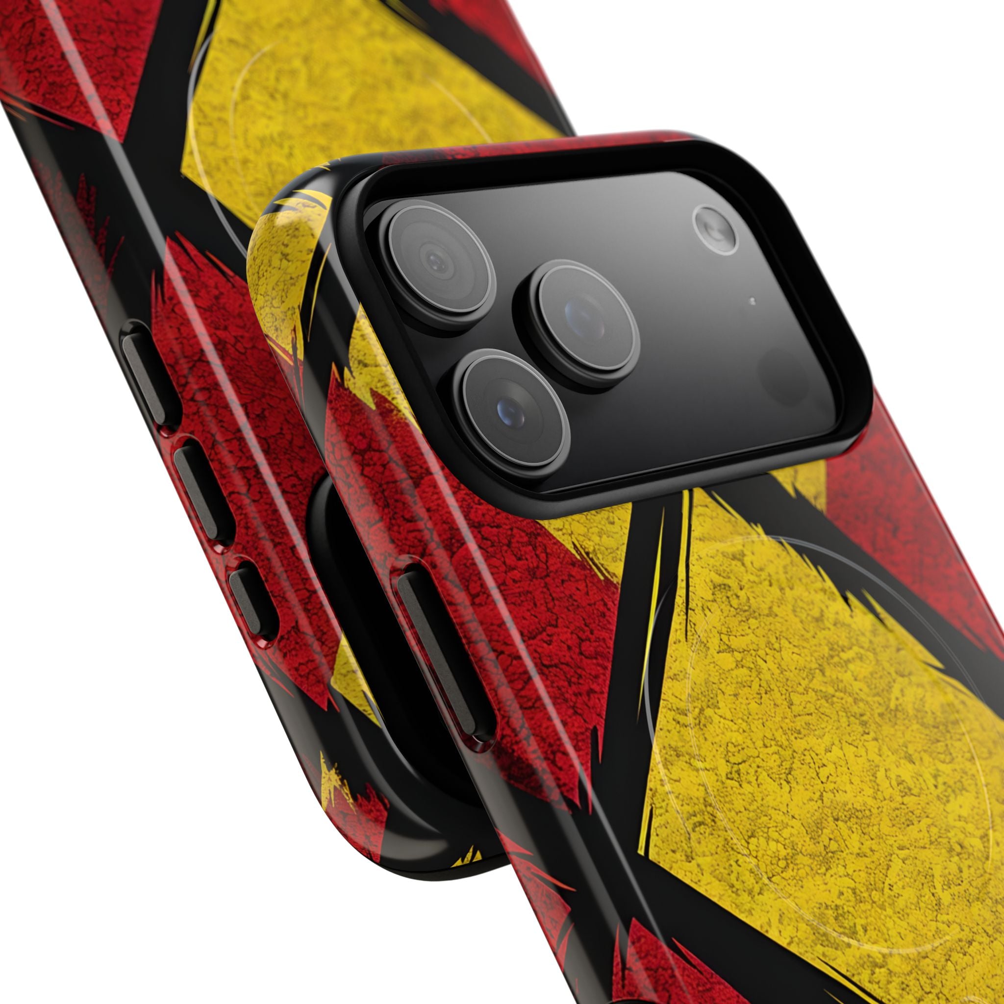 Cracked Diamond Grid iPhone 17 Pro Max - Tough+