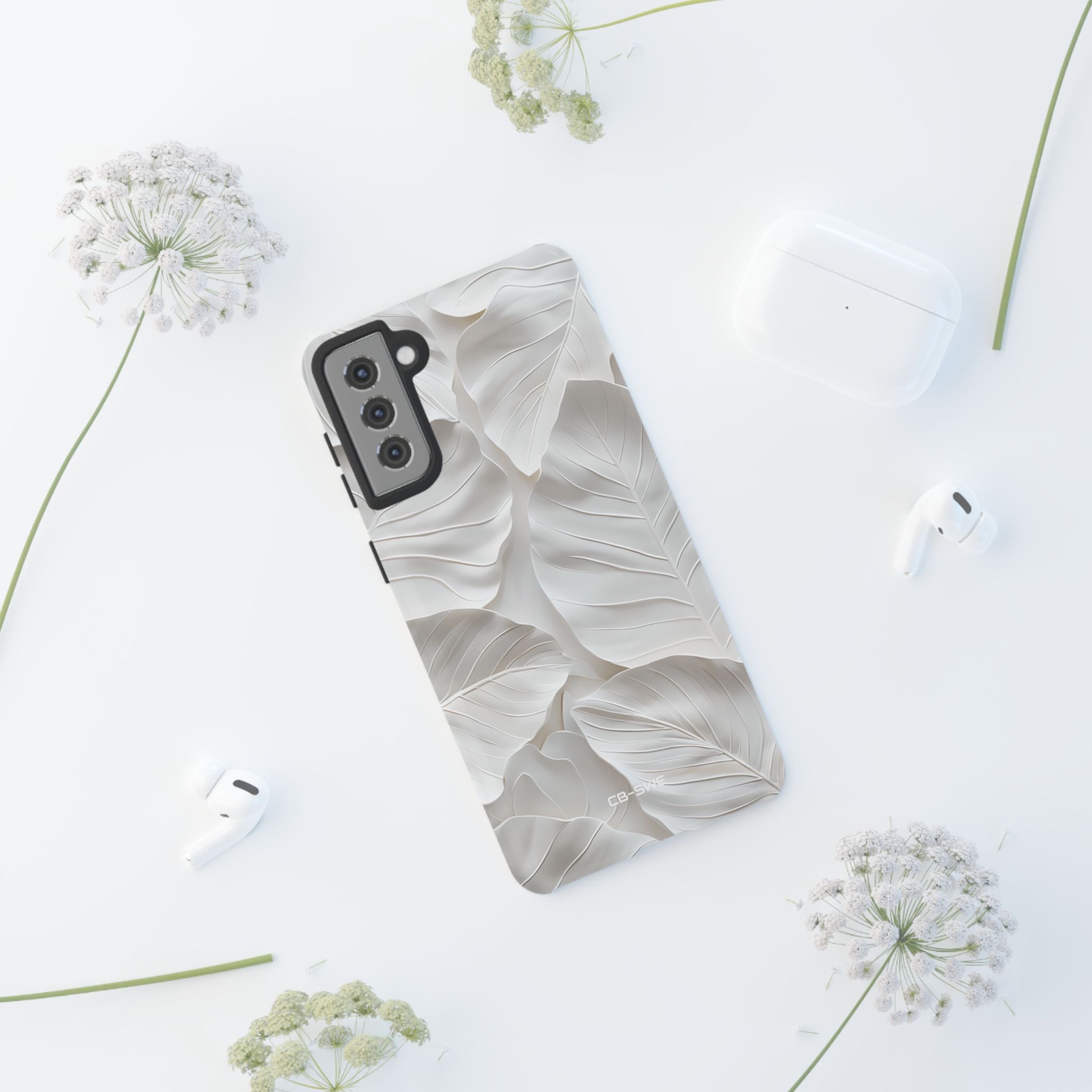 Elegant Leaf Relief - Samsung Case