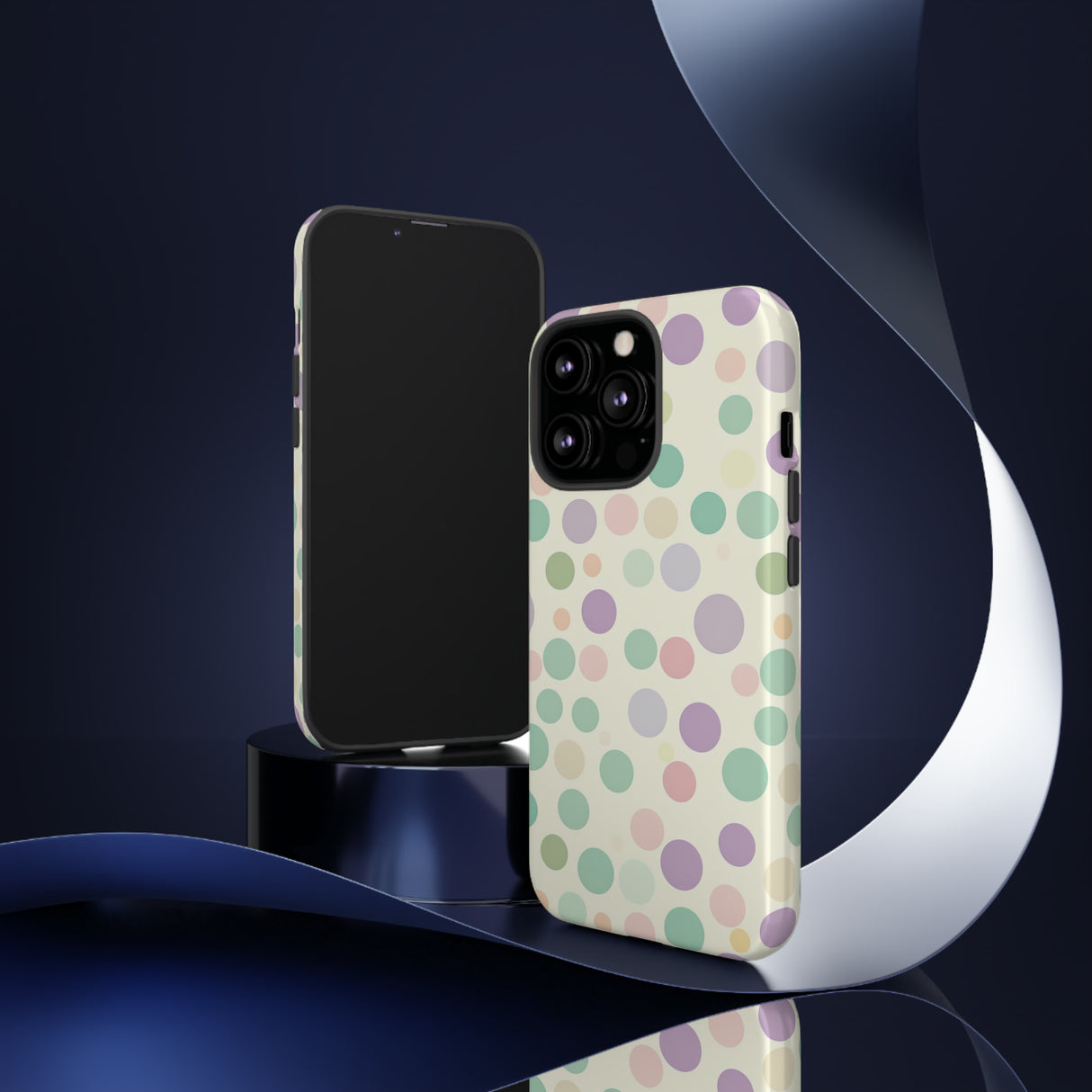 Polka Dot Pastel Harmony - Schutzhülle fürs Handy