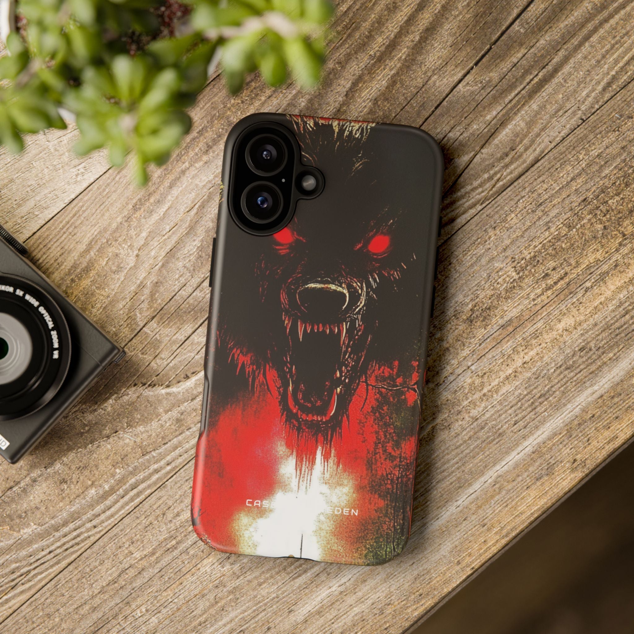 Bloodmoon Wolf's Lament iPhone 16 - Tough Phone Case