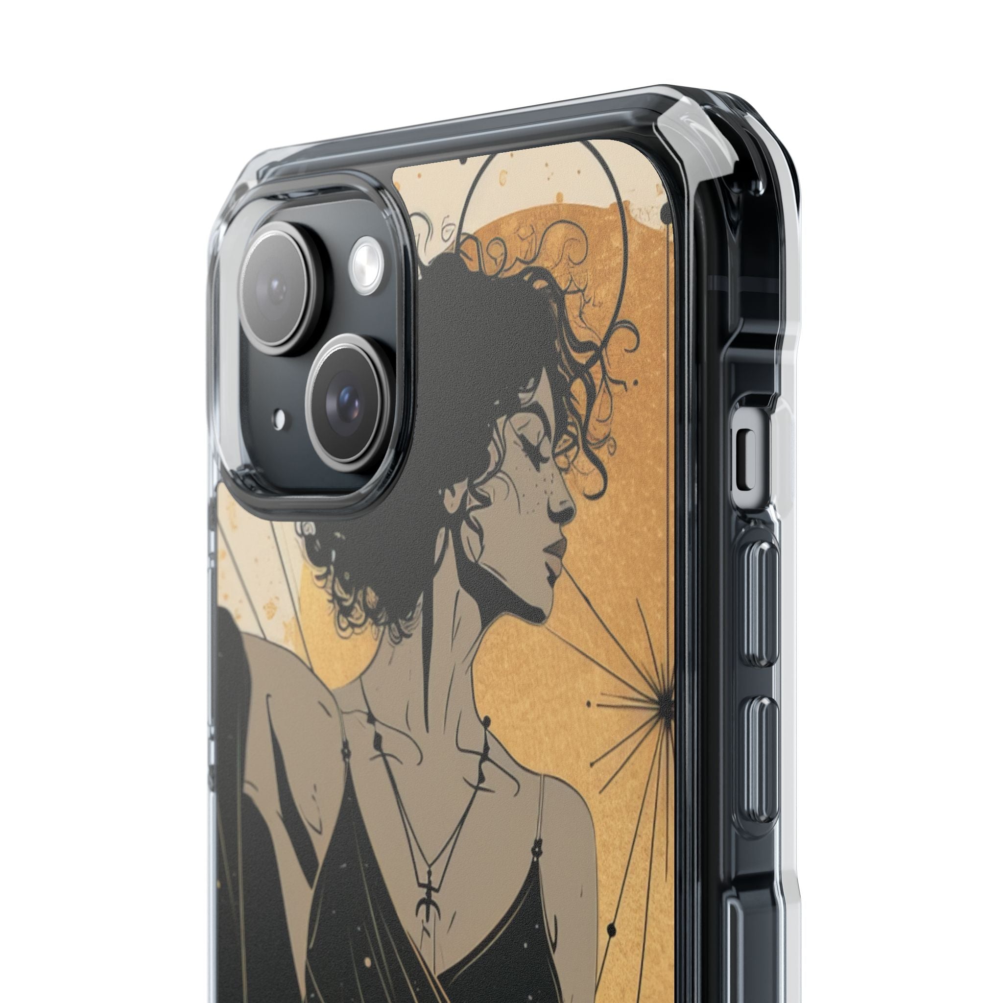 Golden Silence Motion iPhone 15 - Impact Clear+