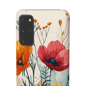 Blooming Whimsy | Schlanke Handyhülle für Samsung