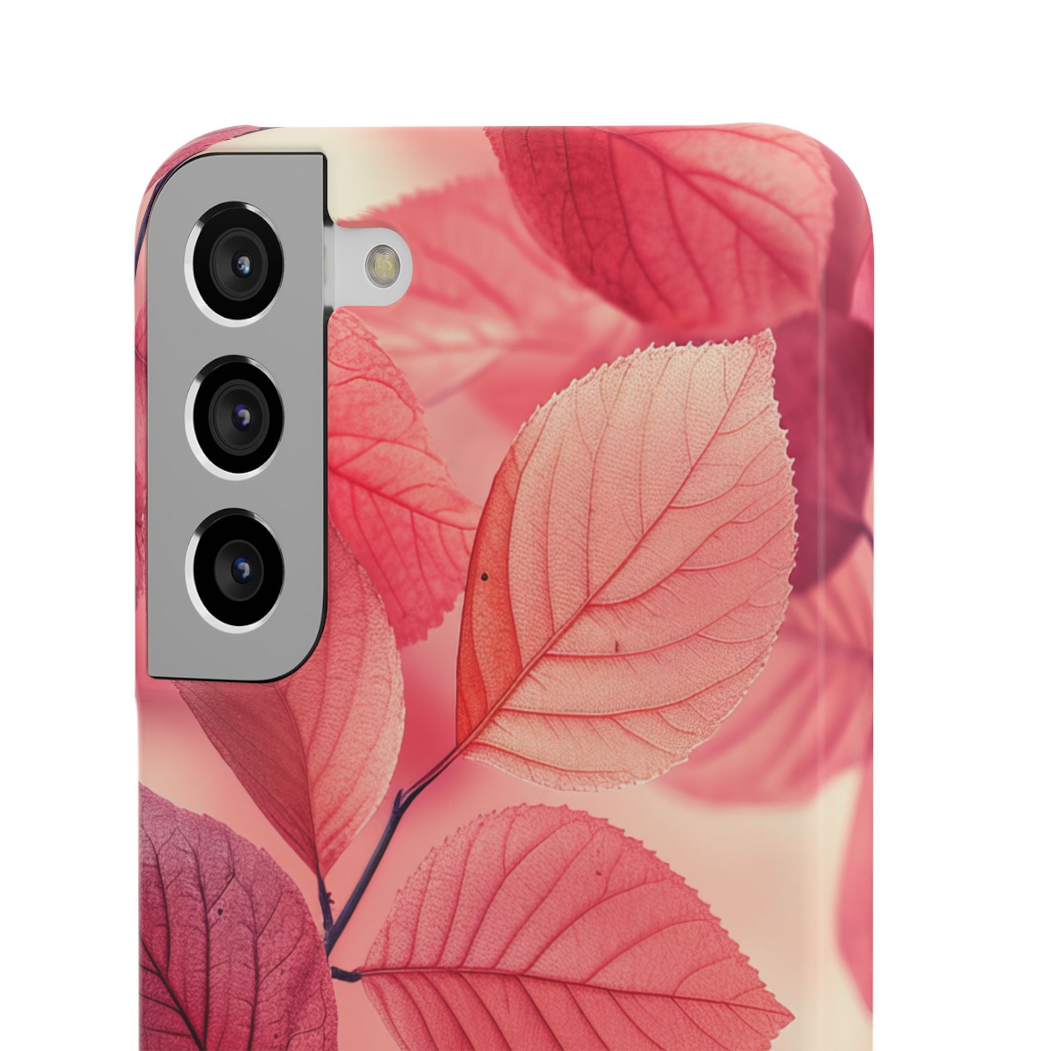 Pink Purple Nature Pattern - Slim Samsung S22 Phone Case