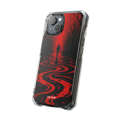 Red Path Mystery iPhone Case - Impact