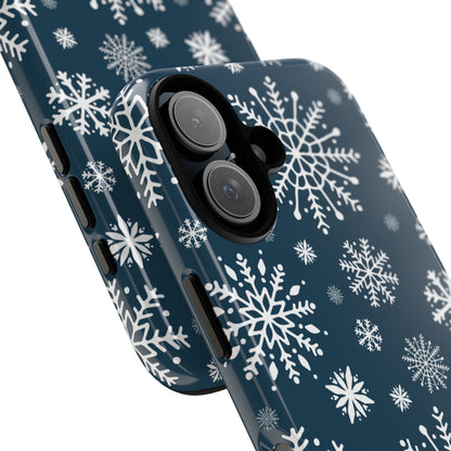 Snowflakes Dance Gracefully - iPhone Case