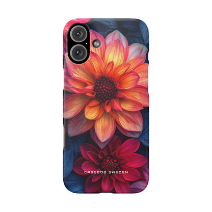 Fiery Bloom Harmony iPhone 16 - Slim Phone Case