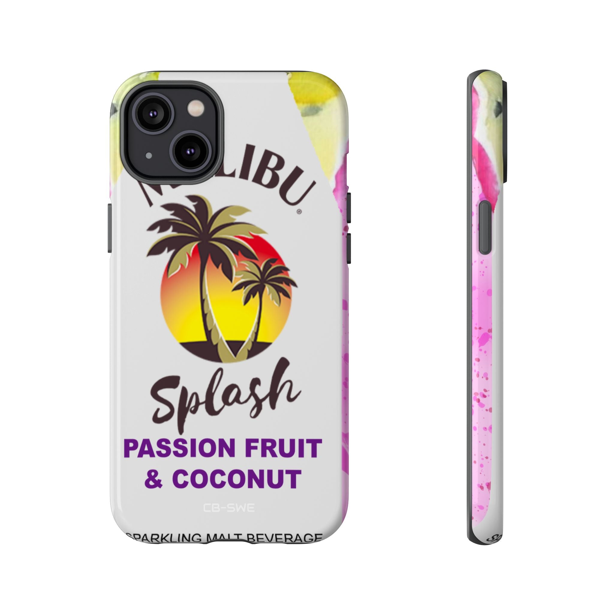 Tropical Sunset Splash - iPhone Case