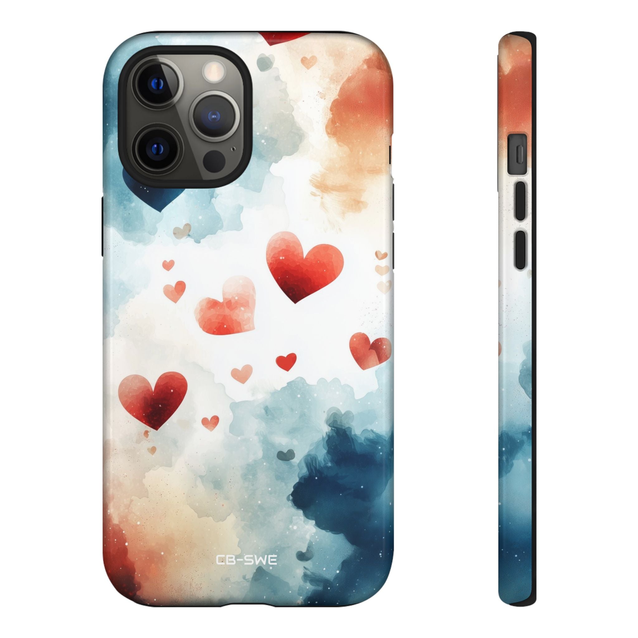 Floating Hearts Dance - iPhone Case