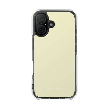 Light Golden Rod Yellow iPhone 16 - Clear Impact Phone Case