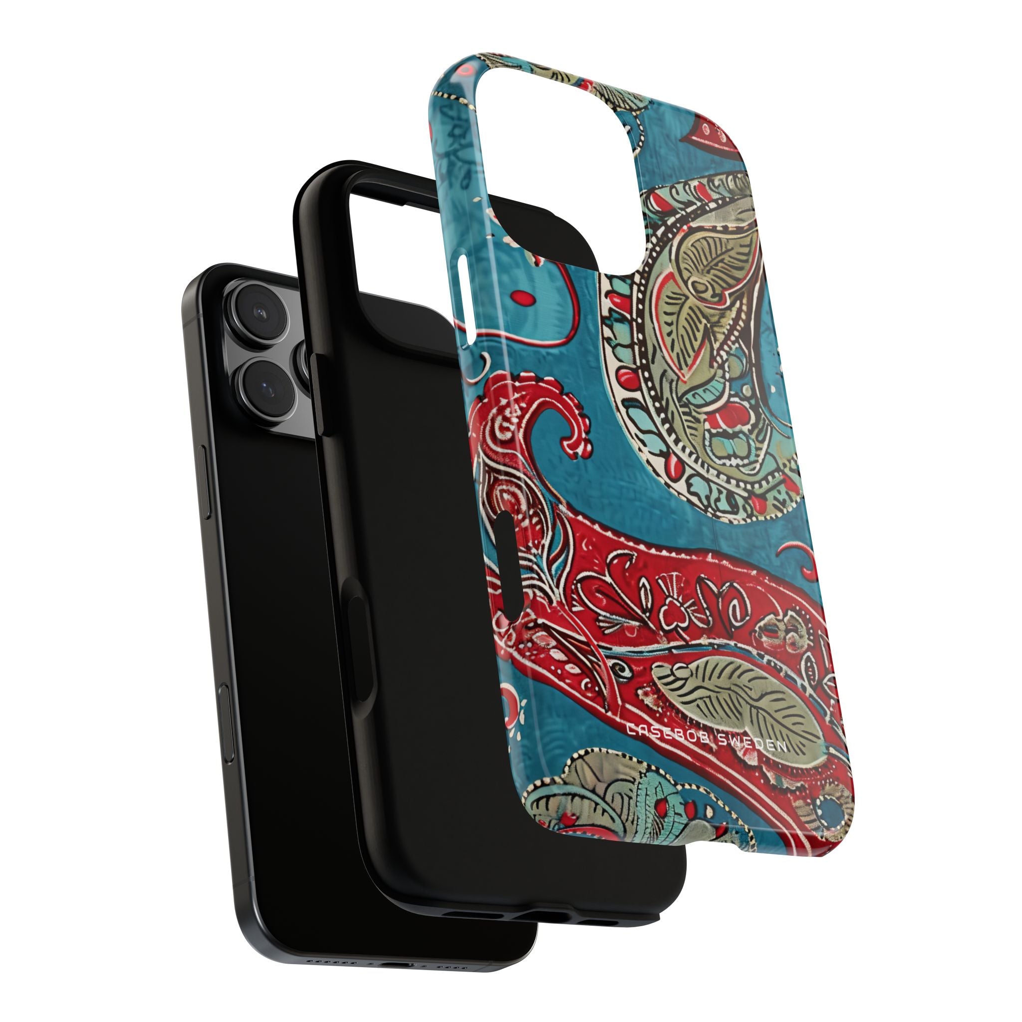 Vintage Paisley Elegance iPhone 16 - Tough Phone Case