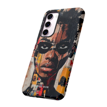 Masked Portrait Drips Samsung S23 Plus Case - Tough