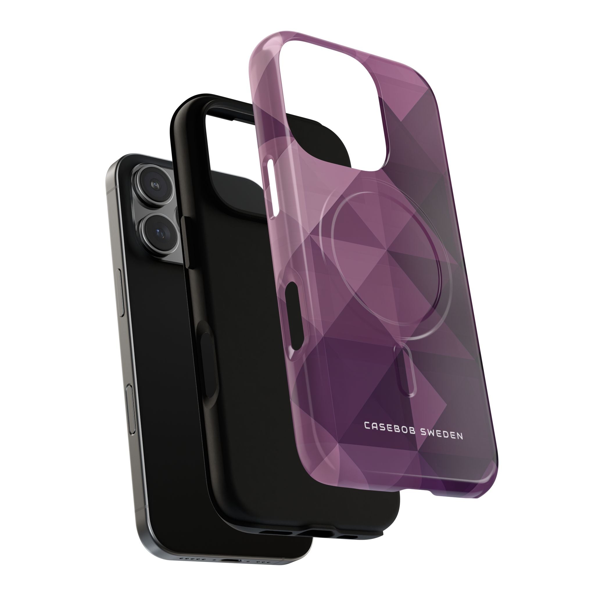 Gradient Purple Mosaic iPhone 16 | Tough+ Phone Case