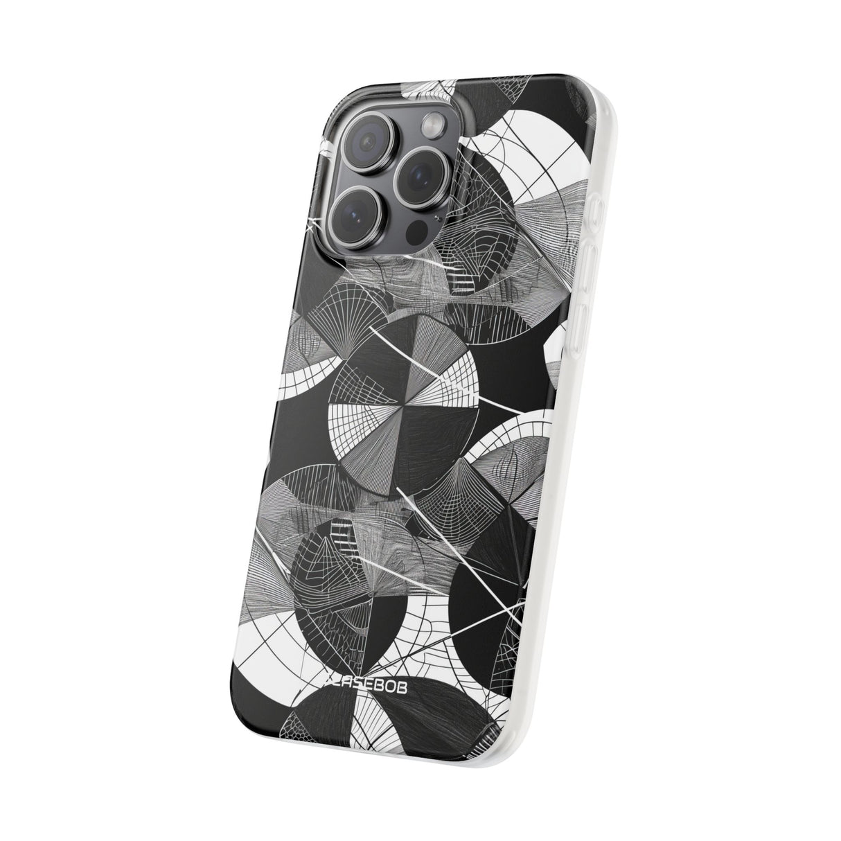 Geometrische Eleganz | Flexible Handyhülle für iPhone