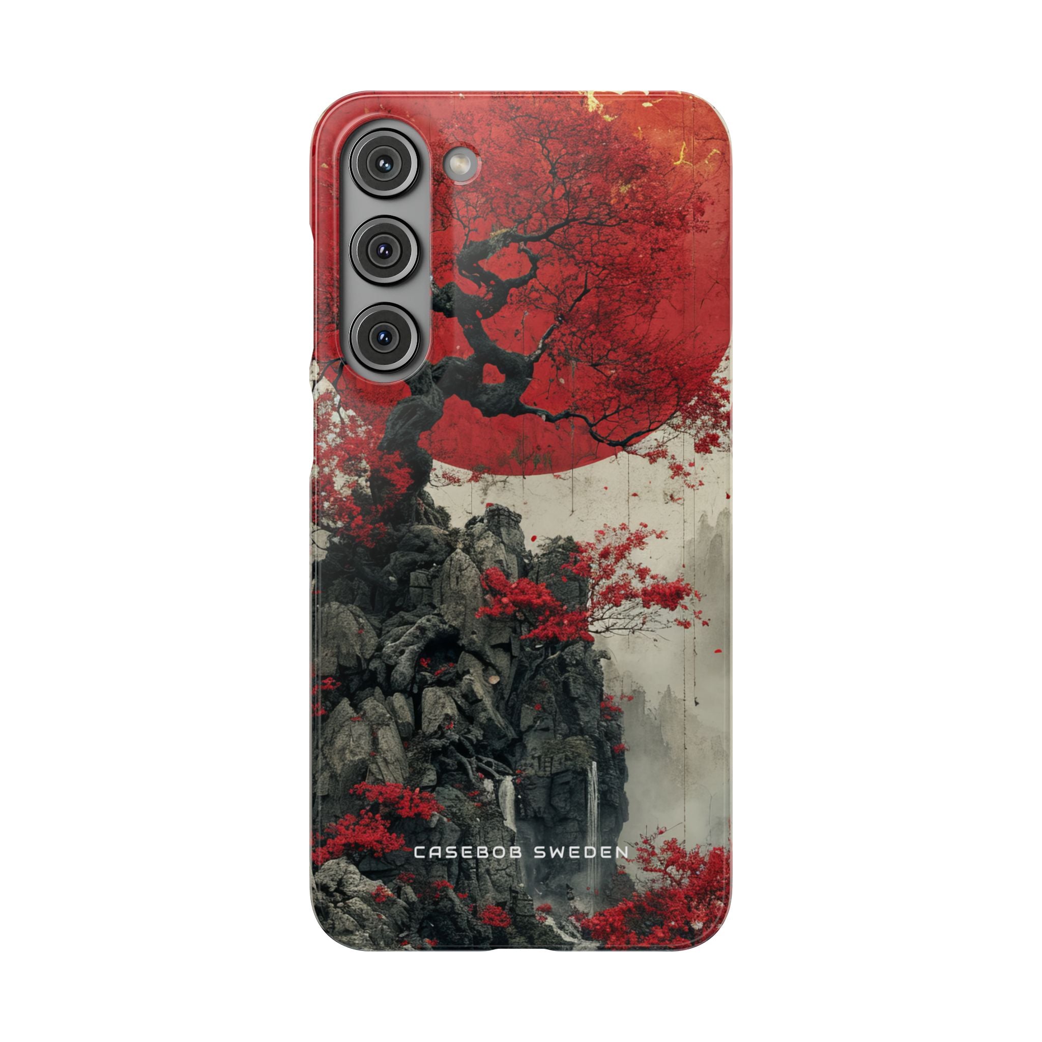 Zen Serenity in Red Harmony Samsung S23 - Slim Phone Case