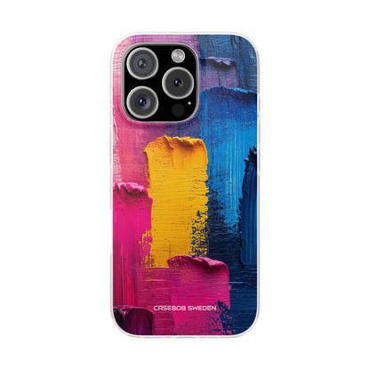 Bold Abstract Texture - Flexi iPhone 16 Phone Case